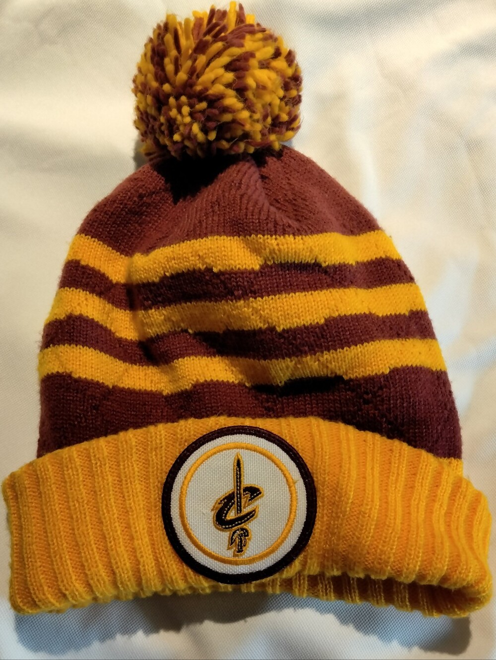 Mitchell And Ness Official NBA Pom Beanie One Size Fits Most